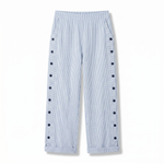 Tess | Striped Panel Button Trousers