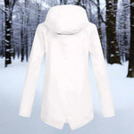 Layla | Women's Waterproof Hooded Rain Jacket Zip-Up Longline