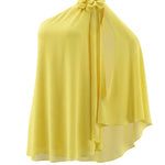 3D Flower Decor One Shoulder Sleeveless Mini Dress Casual A Line Vacation Dress