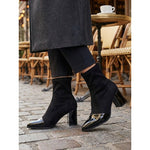 Bernadette | Sleek Cap-Toe Ankle Boots