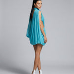Brooke Tindall | Draped Chiffon Mini Dress Set For Women